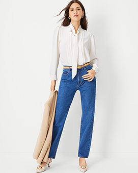 Women's Straight Leg Jeans | Ann Taylor