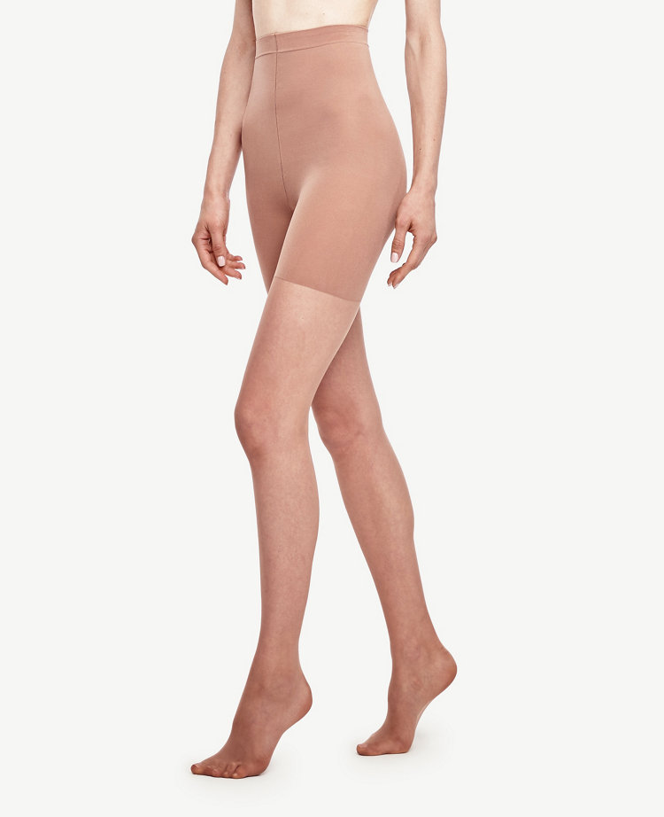 Sheer High Waist Control Top Tights