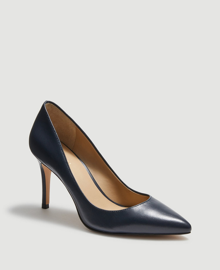 women's ann taylor mila leather pumps shoes