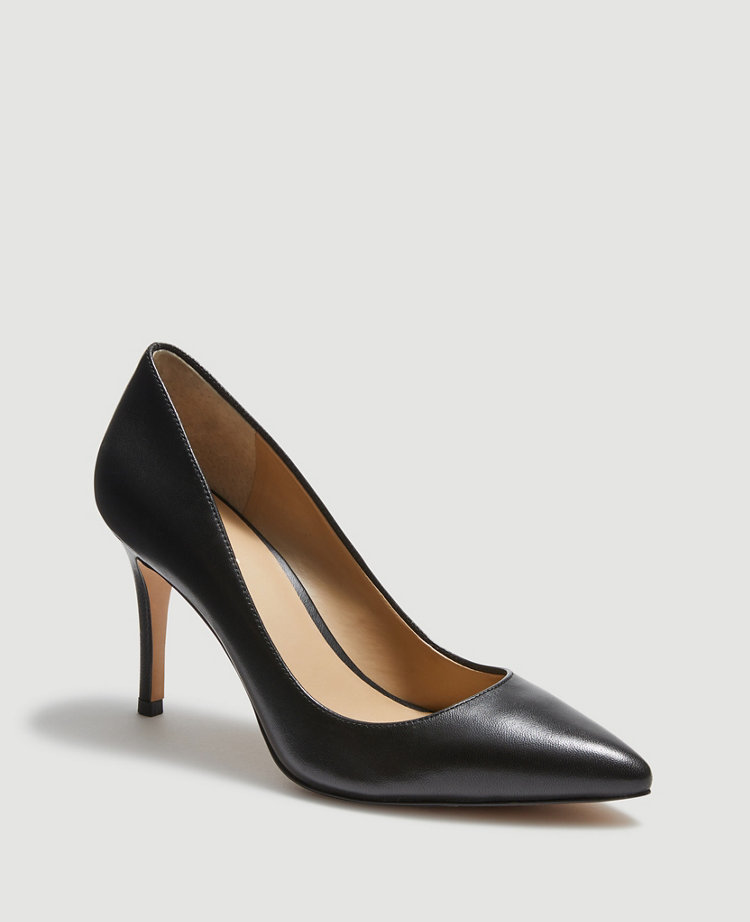 Mila store leather pumps