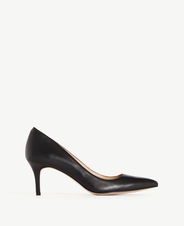 leather pumps