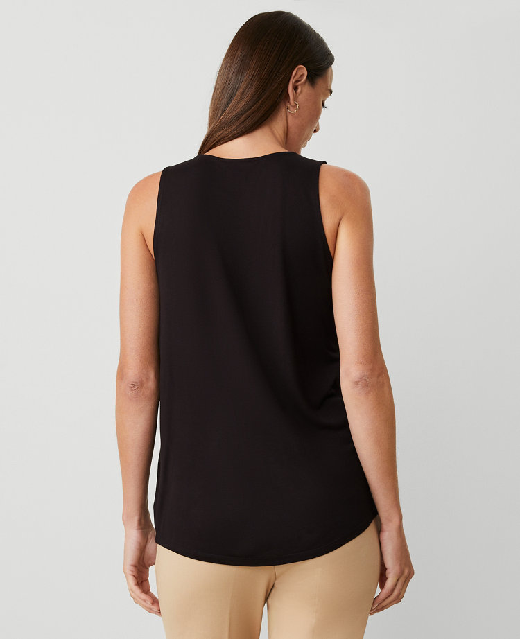 Floriana Black Tank, XS-XL