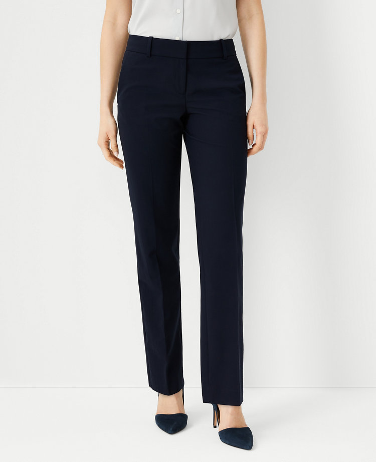 The Straight Pant in Double Knit