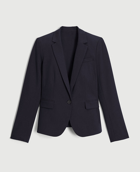 ANN TAYLOR Suits | The One-Button Blazer in Double Knit Black - Womens •  Zero Matters