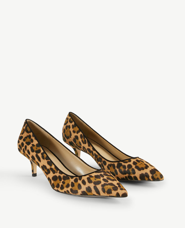 ann taylor animal print shoes