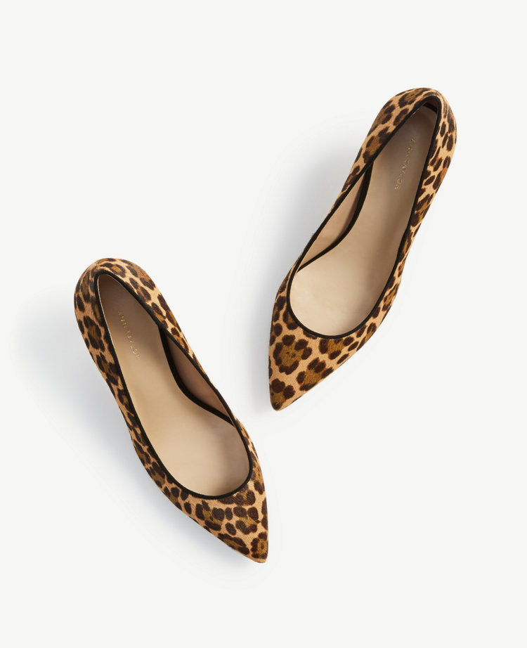 ann taylor leopard heels