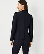 The Tall One-Button Blazer in Seasonless Stretch carousel Product Image 2