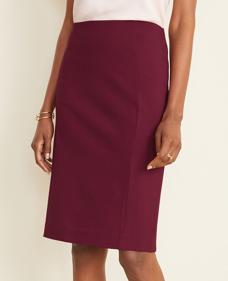 Ponte Pencil Skirt | Ann Taylor