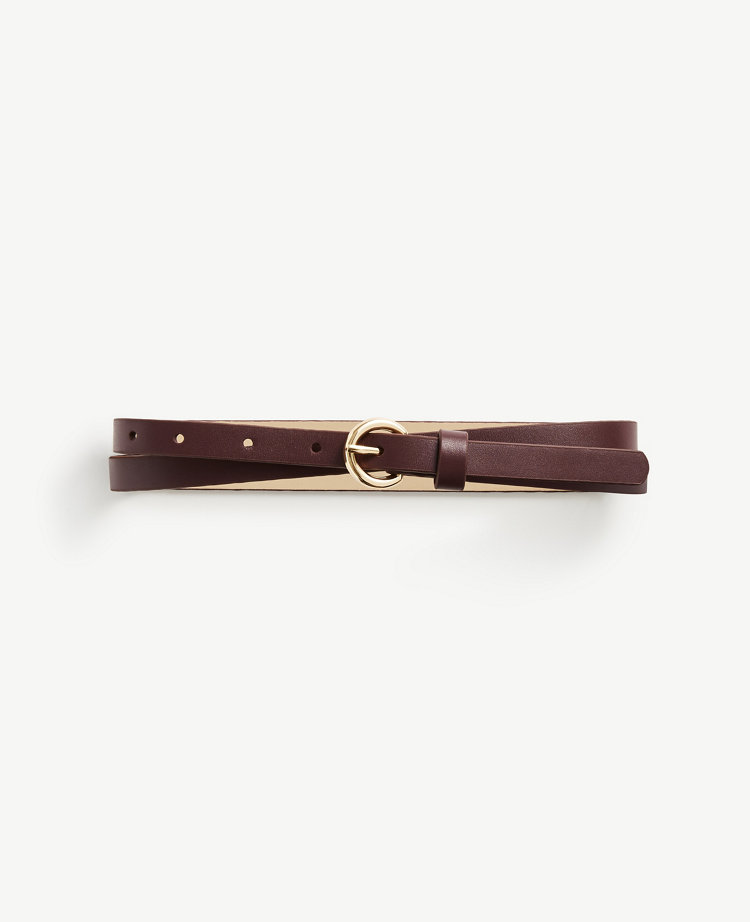 Skinny Leather Belt