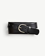 Wide Leather Trouser Belt carousel Product Image 1