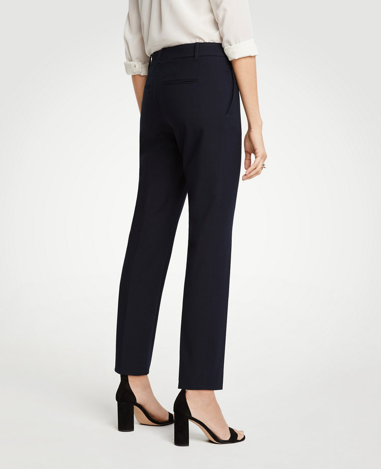 Ann Taylor The Tall Ankle Pant Cotton Twill - Curvy Fit Women's