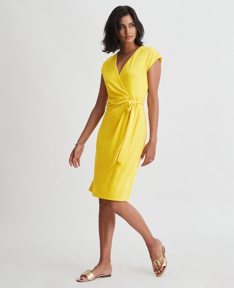 workwear wrap dress