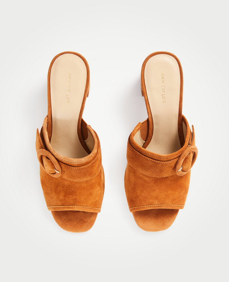 Hester Suede Block Heel Sandals