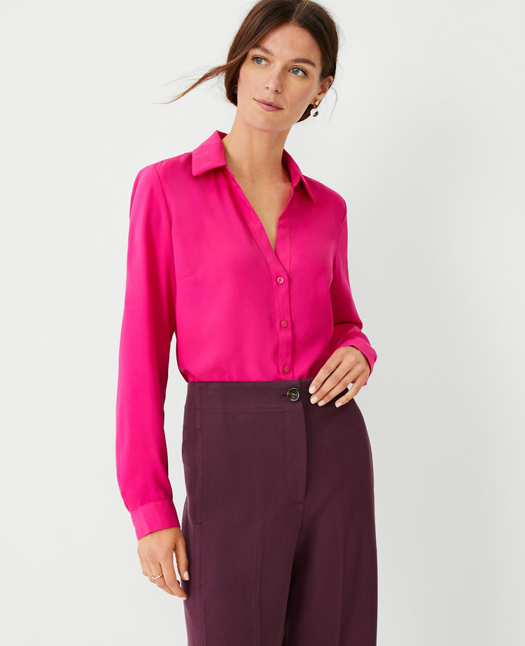 Satin Essential Shirt carousel Product Image 1