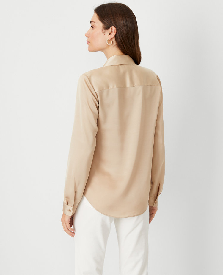 Satin Essential Shirt carousel Product Image 2