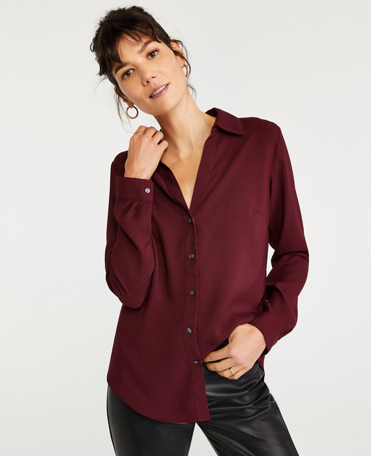 Satin Essential Shirt carousel Product Image 1