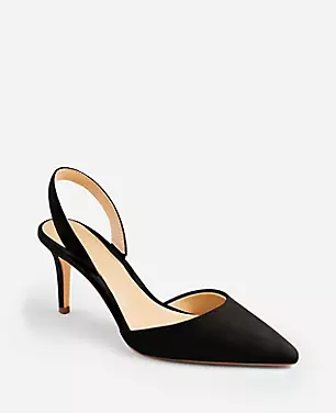 Kerry Suede Slingback Pumps carousel Product Image 1