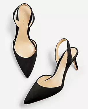 Kerry Suede Slingback Pumps carousel Product Image 2
