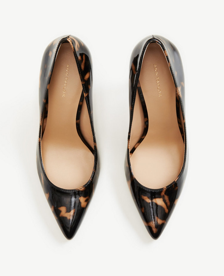 flat leather pumps