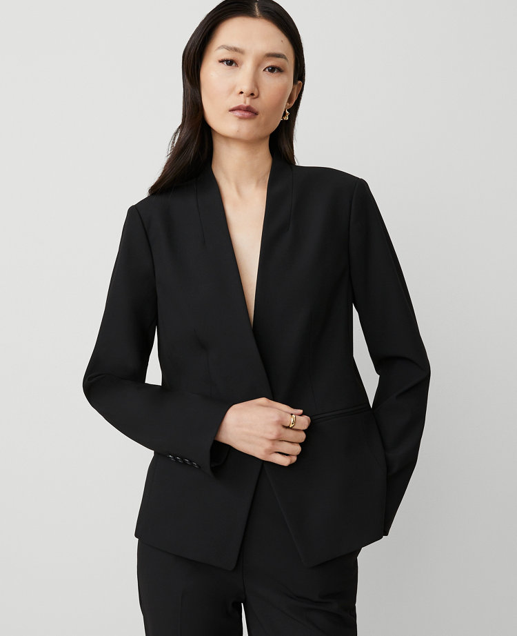 Ann Taylor The Cutaway Blazer Bi-Stretch Women's