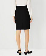 Seamed Pencil Skirt in Bi-Stretch carousel Product Image 2