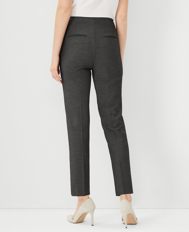 The Side Zip Straight Pant in Bi-Stretch