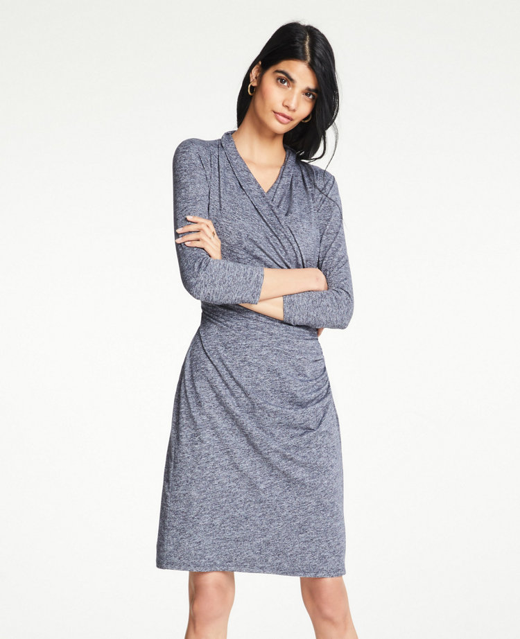 wrap dress knit