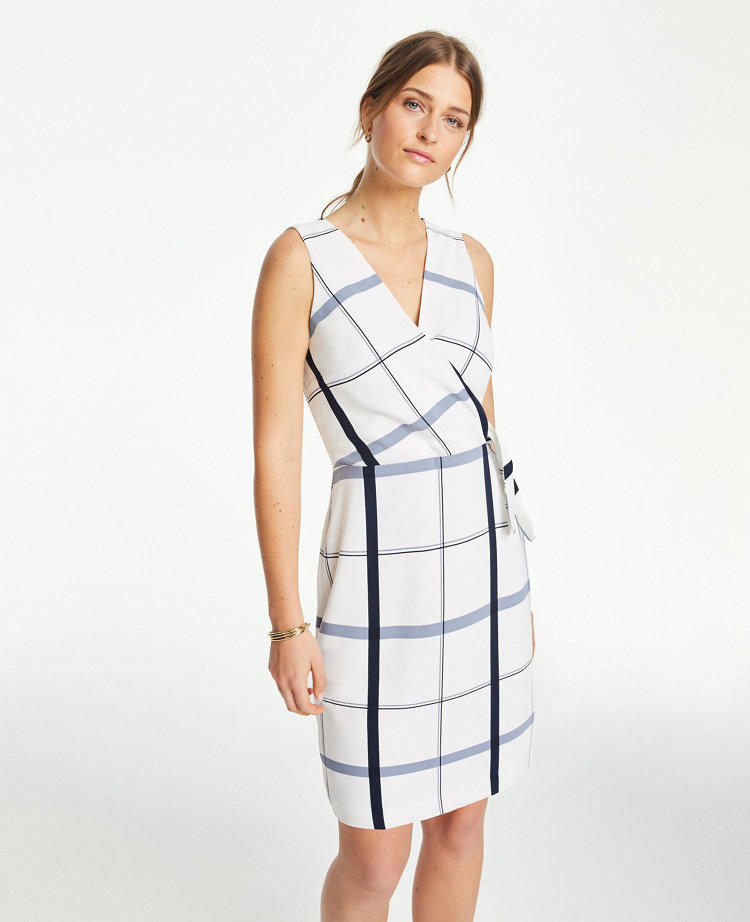 wrap sheath dress