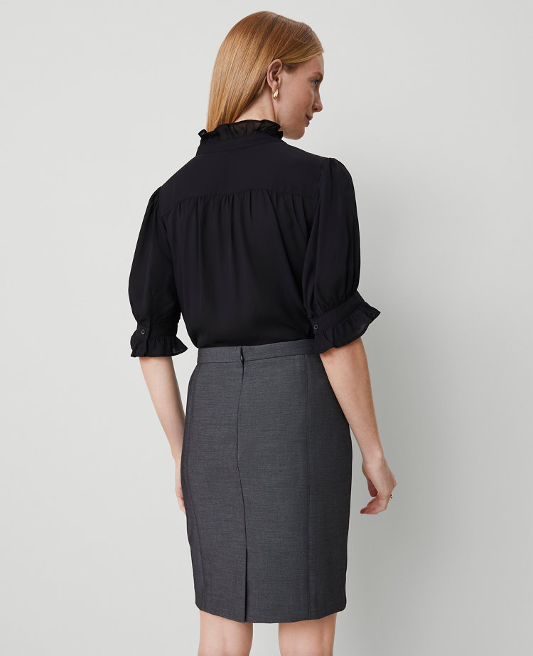 The Pencil Skirt in Bi Stretch