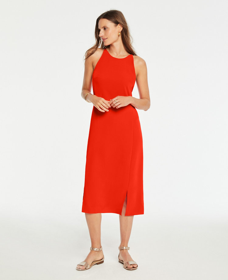 Tall Halter Shift Dress | Ann Taylor