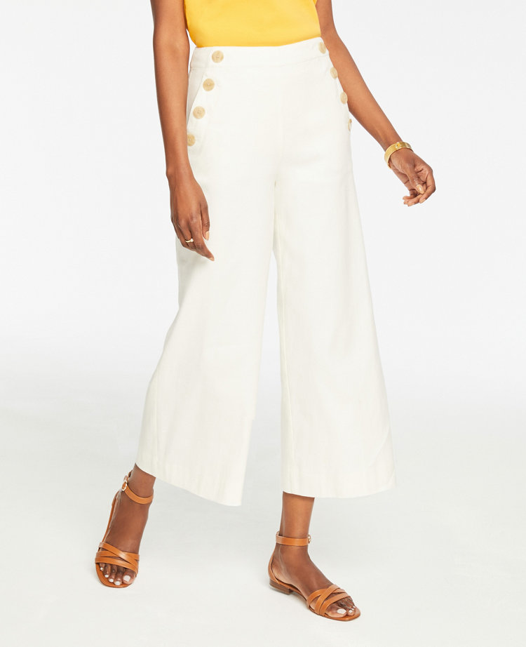 The Easy Crop with Button Detail