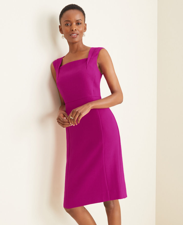 ann taylor purple dress