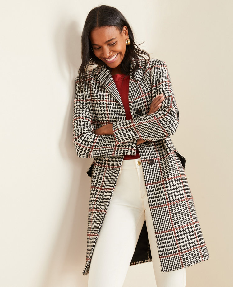 ann taylor plaid jacket