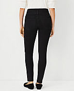 Curvy Sculpting Pocket High Rise Skinny Jeans in Jet Black Wash carousel Product Image 2