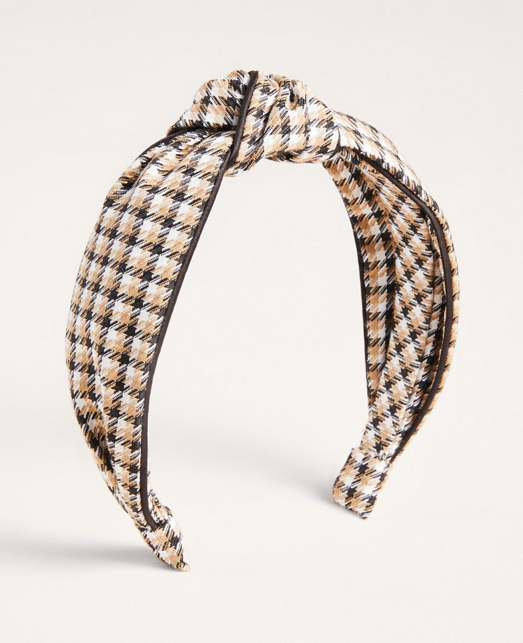 Modern Plaid Knotted Headband
