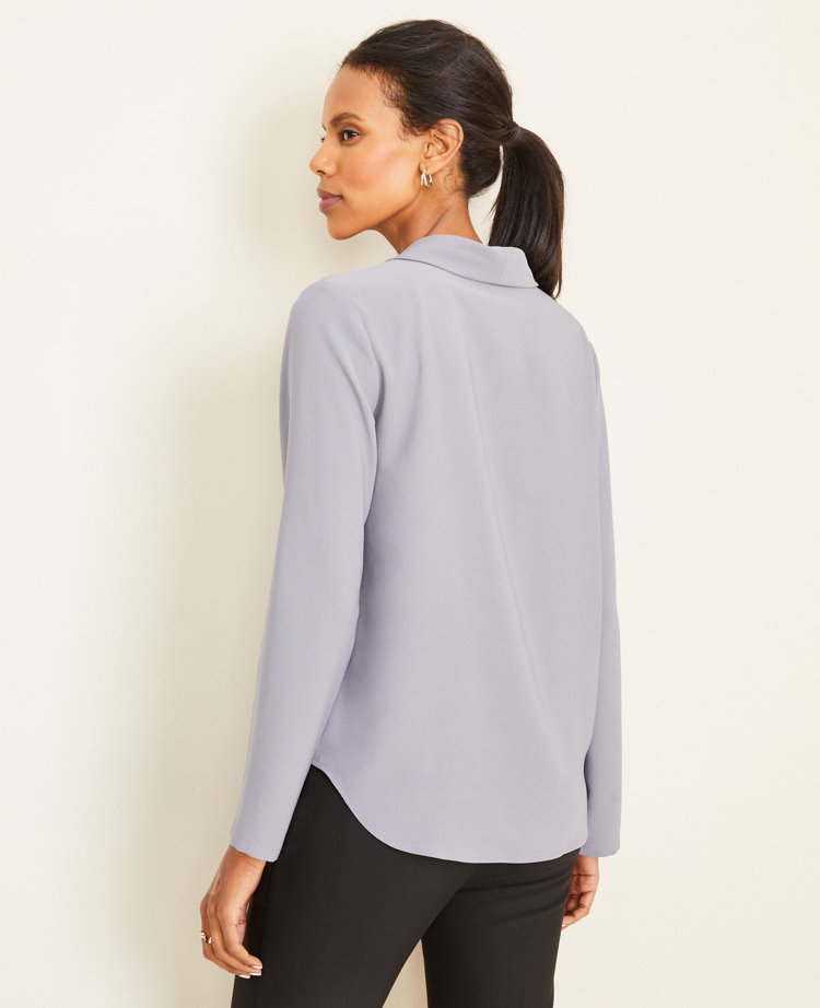 Drape Neck Blouse