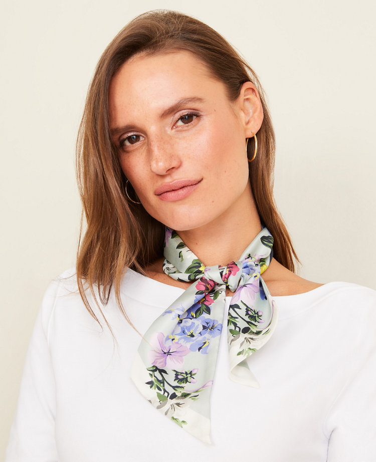 skinny silk scarf