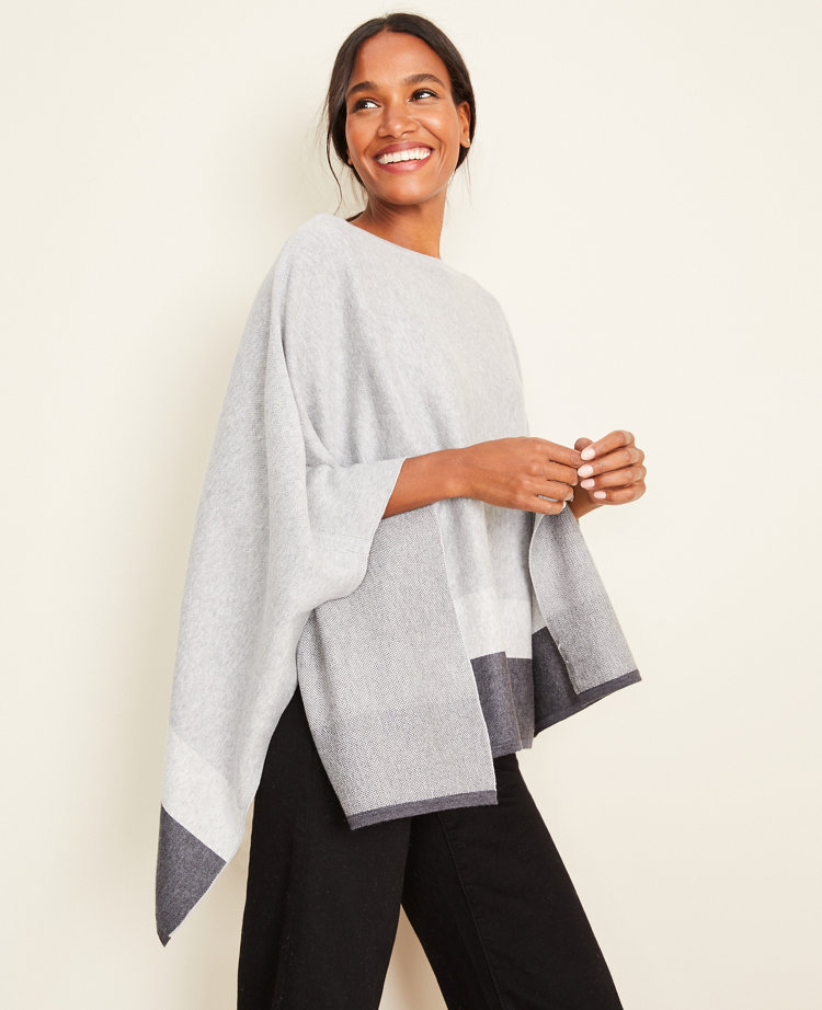 Colorblock Cape