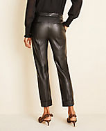 The Faux Leather Cuffed Ankle Pant carousel Product Image 2