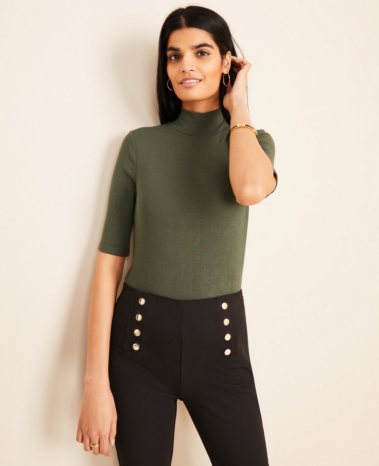 Mock Neck Top