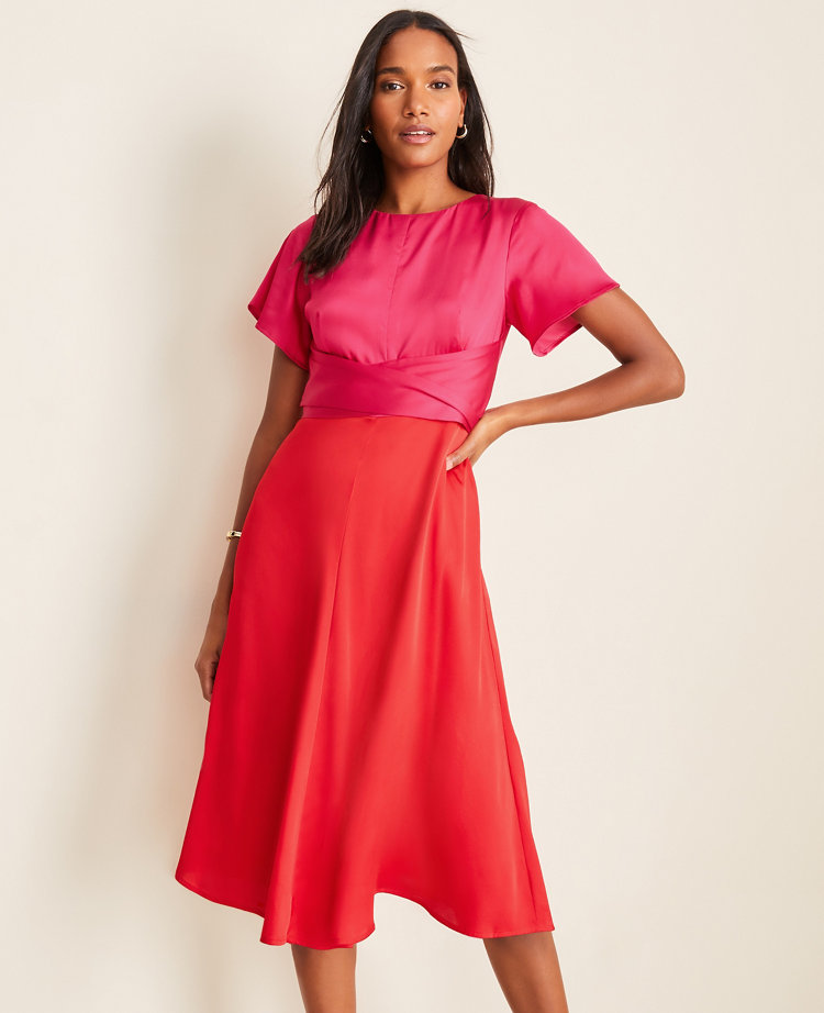 ann taylor red dress