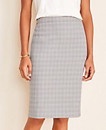The Pencil Skirt in Plaid carousel Product Image 1