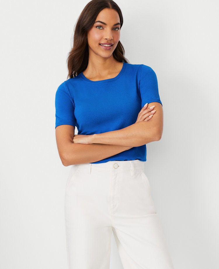 Ann taylor shop blue sweater