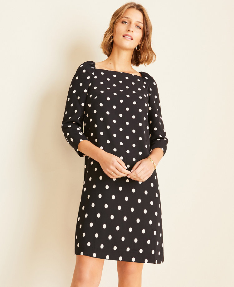 polka dot petite dress