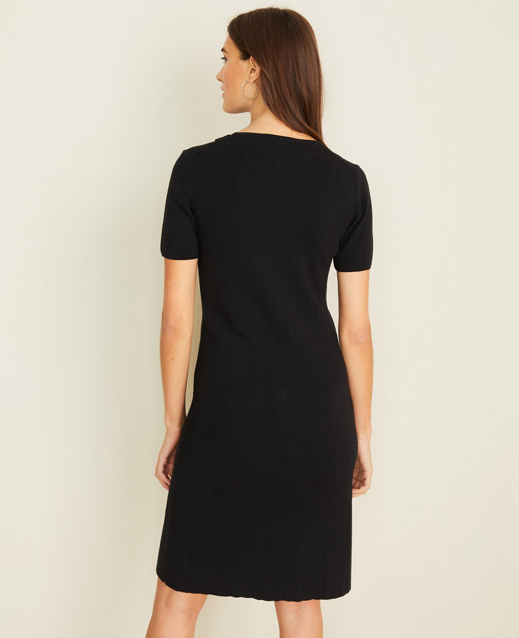 sweater dress with buttons on the side