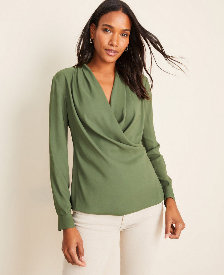 Petite Tops & Blouses for Women | ANN TAYLOR