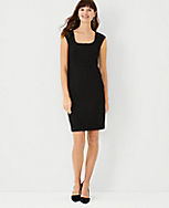 The Scoop Neck Dress in Bi-Stretch carousel Product Image 1