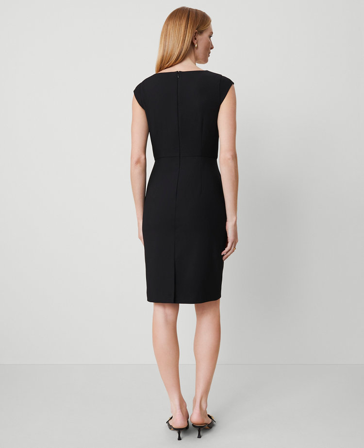 The Scoop Neck Dress in Bi-Stretch carousel Product Image 2