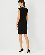 The Scoop Neck Dress in Bi-Stretch carousel Product Image 2