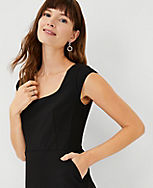 The Scoop Neck Dress in Bi-Stretch carousel Product Image 3